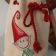 Embroidered Christmas bag with elf design