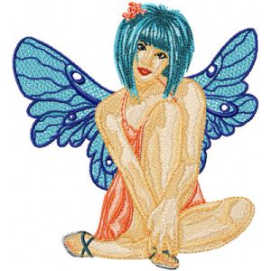 Modern Fairy 1 embroidery design