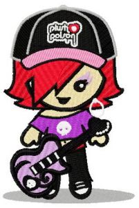 Demi embroidery design