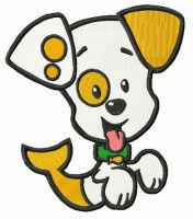 Bubble Puppy embroidery design