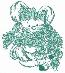 To a special girl 3 embroidery design