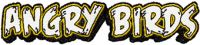 A ngry birds Logo embroidery design