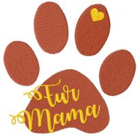 Fur mama free embroidery design