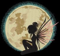 Fairy Moonlight Magic embroidery design