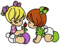 Wonderful aroma embroidery design