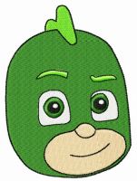 Greg as Gekko embroidery design