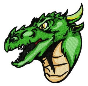 Valley dragon 3 embroidery design