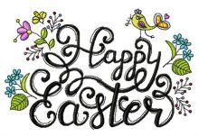 Happy Easter phrase