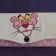 Embroidered Pink Panther design on wallet