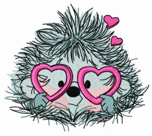 My prickly Valentine 4 embroidery design