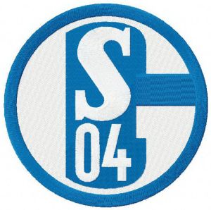 Schalke 04 FC embroidery design