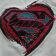 Supergirl's heart open design embroidered