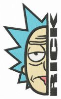 Rick embroidery design
