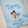 Blue towel for newborn with sleeping Mickey Mouse embroidery design