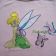 Tinkerbell  design embroidered
