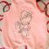 Newborn outfitt with teddy bear and toy embroidered design