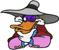 Darkwing Duck embroidery design