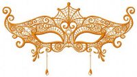 Mask 7 embroidery design