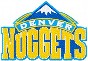 Denver Nuggets Logo embroidery design
