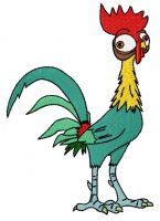 Heihei embroidery design