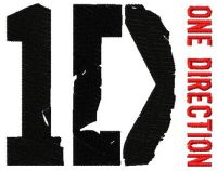 One Direction logo embroidery design