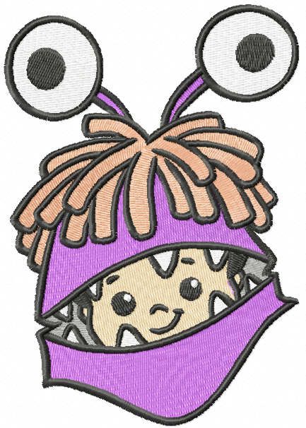 Sulley embroidery design