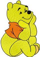 Winnie Pooh embroidery design