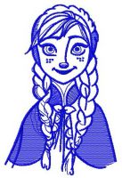 Anna sketch 3 embroidery design