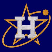 Houston Astros City Connect cap logo embroidery design