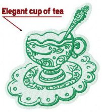 Elegant cup of tea
