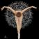 Ballerina tutu made of dandelions machine embroidery design