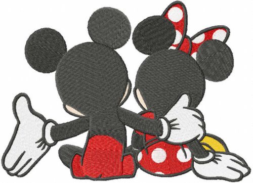 Mickey all for you embroidery design