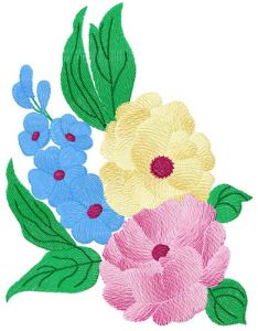 Bouquet 2 embroidery design
