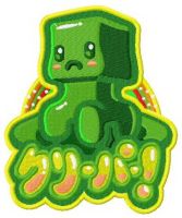 Creeper 2 embroidery design