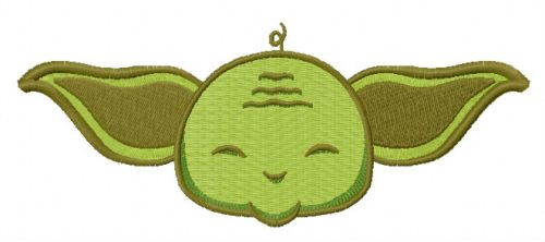 Cute Yoda 4 machine embroidery design