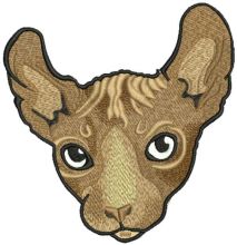 Sphynx cat 2 embroidery design