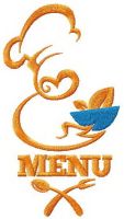 Menu 3 embroidery design