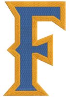 Cal State Fullerton Titans Alternate logo embroidery design