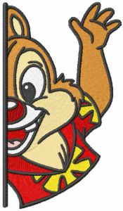 Dale Hawaiian shirt embroidery design