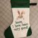 Sock with Sweet easter bunny free embroidery design