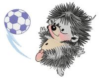 Small hedgehog 2 embroidery design