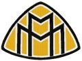 Maybach badge embroidery design