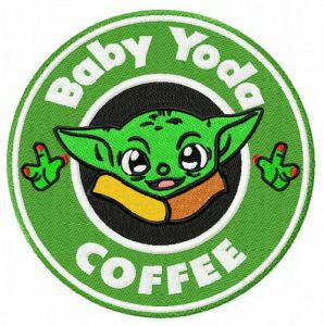 Baby Yoda coffee