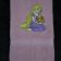 Embroidered towel with Rapunzel on it