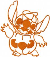Pumpkin stitch embroidery design