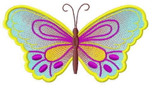 Butterfly 6 machine embroidery design