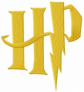 Harry Potter logo embroidery design
