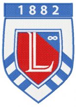 Lane College logo embroidery design