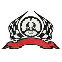 Tribal racing for avto sport uniform embroidery design
