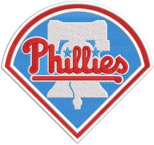 Philadelphia Phillies logo embroidery design